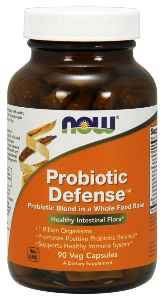 NOW Probiotic Defense  is a combination of friendly probiotic bacteria, including ones commonly found as soil organisms, blended into a fermented whole food base. Ultimate Immune and digestive support. Buy at Seacoast Vitamins Today..